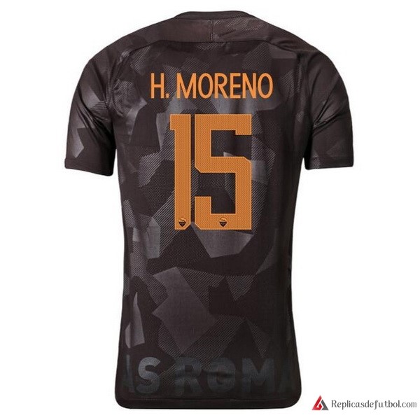 Camiseta AS Roma Tercera equipación H.Moreno 2017-2018